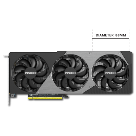 Tarjeta de Video Inno3D NVIDIA GeForce RTX 5060 Ti X3 OC 8GB GDDR7 PCIe 5.0 HDMI DisplayPort