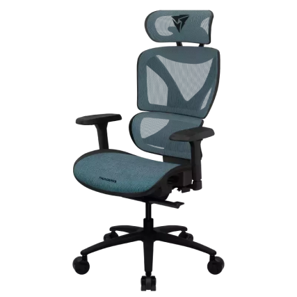 Silla Gamer ThunderX3 XTC Chroma Negra/Azul en Malla Transpirable y PU 150KG