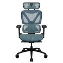 Silla Gamer ThunderX3 XTC Chroma Negra/Azul en Malla Transpirable y PU 150KG