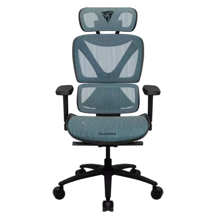 Silla Gamer ThunderX3 XTC Chroma Negra/Azul en Malla Transpirable y PU 150KG