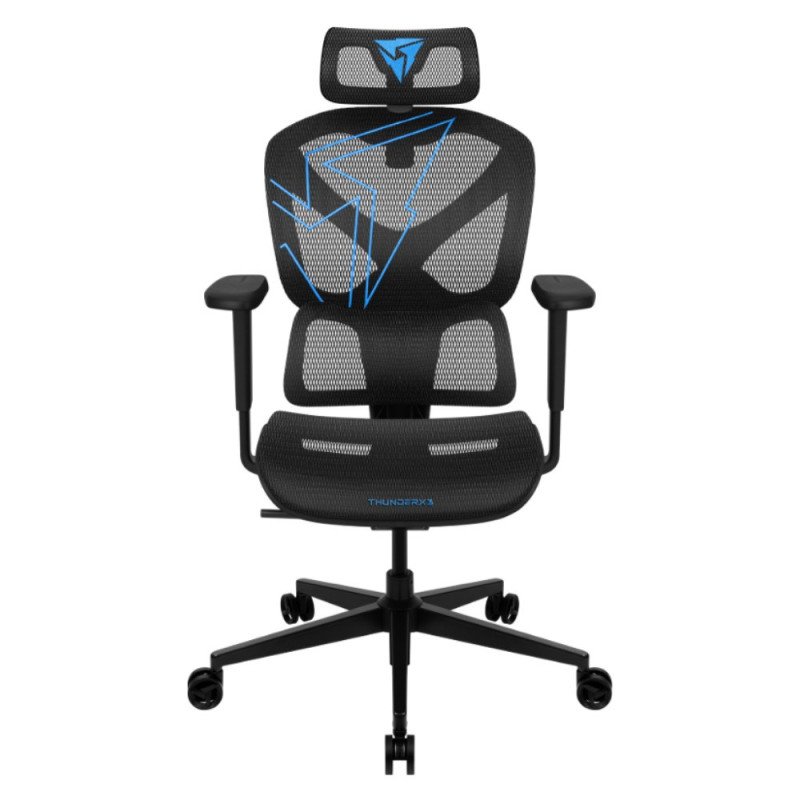 Silla ThunderX3 YTC Racer Blue Ergonómica en PU con Espuma Alta Densidad 150KG Silla ThunderX3 YTC Racer Blue Ergonómica en PU con Espuma Alta Densidad 150KG