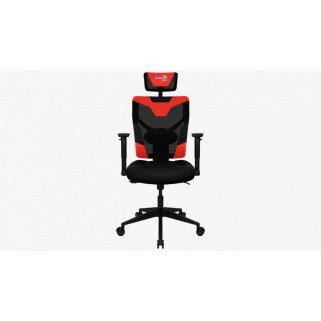 Silla Gamer Aerocool Guardian Champion Roja de Cuero Sintético Ergonómica