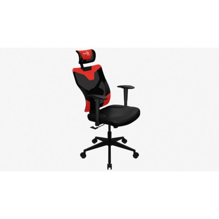 Silla Gamer Aerocool Guardian Champion Roja de Cuero Sintético Ergonómica
