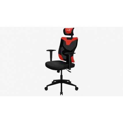 Silla Gamer Aerocool Guardian Champion Roja de Cuero Sintético Ergonómica