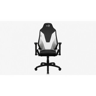 Silla Gamer Aerocool Admiral Azure Blanca de Cuero Sintético Ergonómica
