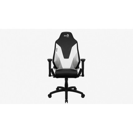 Silla Gamer Aerocool Admiral Azure Blanca de Cuero Sintético Ergonómica