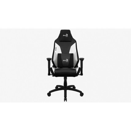 Silla Gamer Aerocool Admiral Azure Blanca de Cuero Sintético Ergonómica