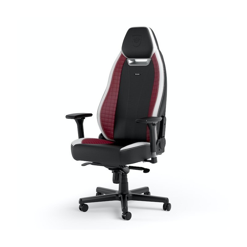 Silla Gamer Noblechairs LEGEND Negra Blanca Roja de Cuero Sintético hasta 150 kg