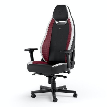 Silla Gamer Noblechairs LEGEND Negra Blanca Roja de Cuero Sintético hasta 150 kg