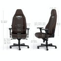 Silla Gamer Noblechairs LEGEND Java Edition Negra de Cuero Sintético hasta 150 kg