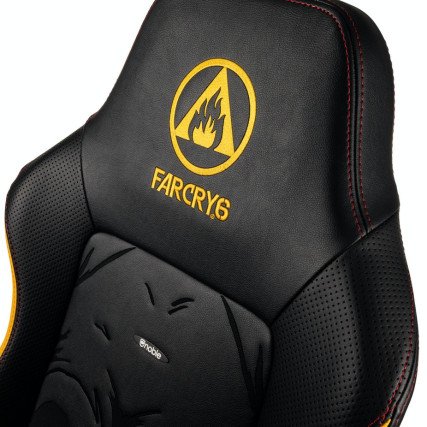 Silla Gamer noblechairs Far Cry 6 Special Edition Black Gold Cuero Sintético