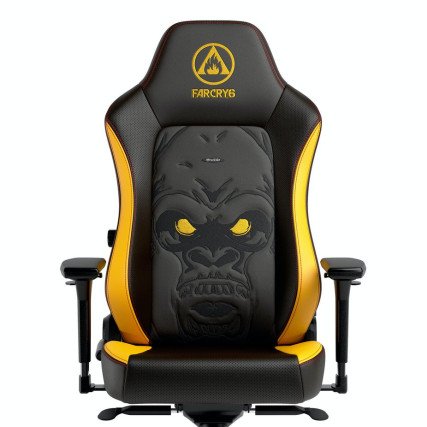 Silla Gamer noblechairs Far Cry 6 Special Edition Black Gold Cuero Sintético