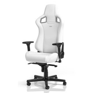 Silla Gamer noblechairs EPIC Edition White Cuero Sintético Soporte 120 kg