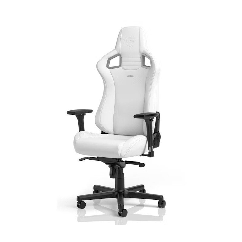 Silla Gamer noblechairs EPIC Edition White Cuero Sintético Soporte 120 kg Silla Gamer noblechairs EPIC Edition White Cuero Sintético Soporte 120 kg