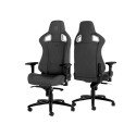 Silla Gamer noblechairs EPIC TX Grey Tipo Lino Soporte 120 kg