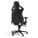 Silla Gamer noblechairs EPIC de Cuero Real Grano Superior Black White Red