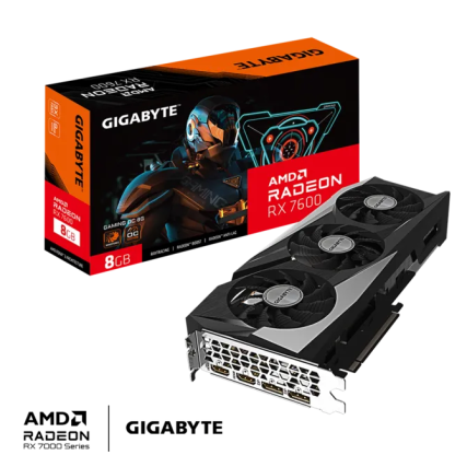 Tarjeta de Video Gigabyte Radeon RX 7600 Gaming OC 8GB GDDR6 PCIe 4.0