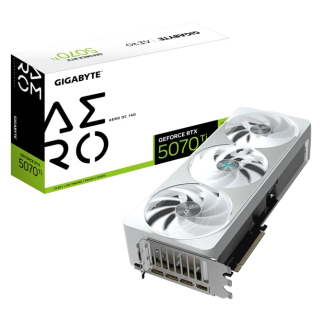 TARJETA DE VIDEO GIGABYTE NVIDIA GEFORCE RTX 5070 TI AERO OC 16GB 256 BIT GDDR7 PCI EXPRESS X16 5.0