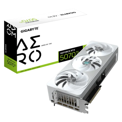 Tarjeta de Video Gigabyte NVIDIA GeForce RTX 5070 Ti Aero OC 16GB GDDR7 PCIe 5.0