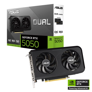 Tarjeta de Video ASUS Dual RTX 5050 8GB GDDR6 HDMI DisplayPort PCIe 5.0