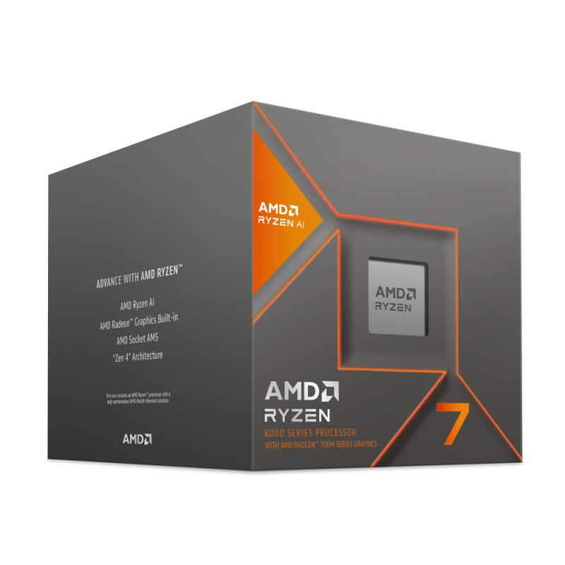 Procesador AMD Ryzen 7 8700G 8 núcleos 4.2GHz AM5 con gráficos Radeon incluidos