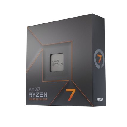 Procesador AMD Ryzen 7 7700X 8 núcleos 4.5GHz 105W Socket AM5, gráficos integrados, sin ventilador