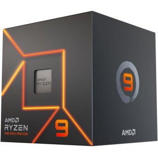 Procesador AMD Ryzen 9 7900 12 núcleos 3.7GHz 65W Socket AM5, gráficos integrados, sin ventilador