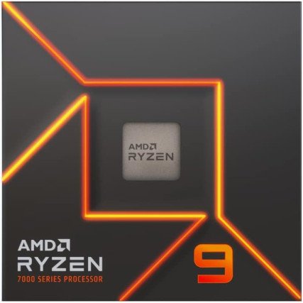 Procesador AMD Ryzen 9 7900 12 núcleos 3.7GHz 65W Socket AM5, gráficos integrados, sin ventilador