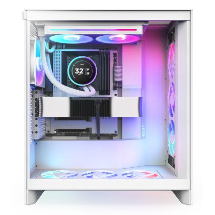Enfriamiento Líquido NZXT Kraken Elite 280 V2 RGB White AIO 280mm Pantalla LED