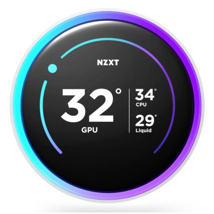 Enfriamiento Líquido NZXT Kraken Elite 280 V2 RGB White AIO 280mm Pantalla LED