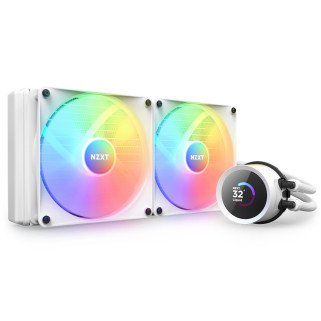 Enfriamiento Líquido NZXT Kraken 280 RGB AIO 280mm Blanco