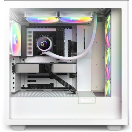 Enfriamiento Líquido NZXT Kraken 280 RGB AIO 280mm Blanco