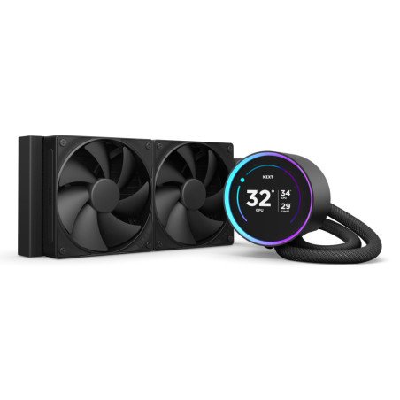 Enfriamiento Líquido NZXT Kraken Elite 240 V2 Black AIO 240mm Pantalla LED