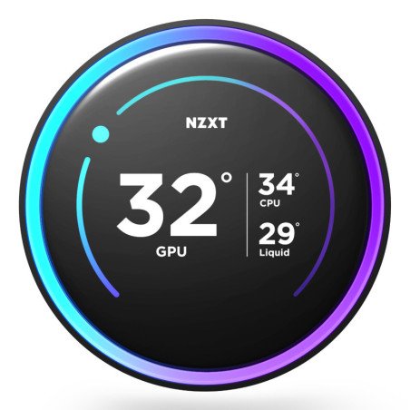 Enfriamiento Líquido NZXT Kraken Elite 240 V2 Black AIO 240mm Pantalla LED