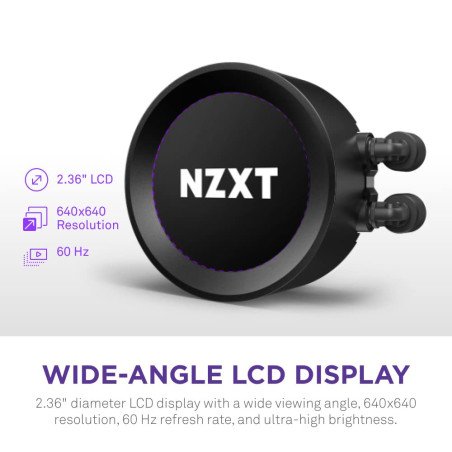Enfriamiento Líquido NZXT Kraken 240 Elite AIO 240mm Negro