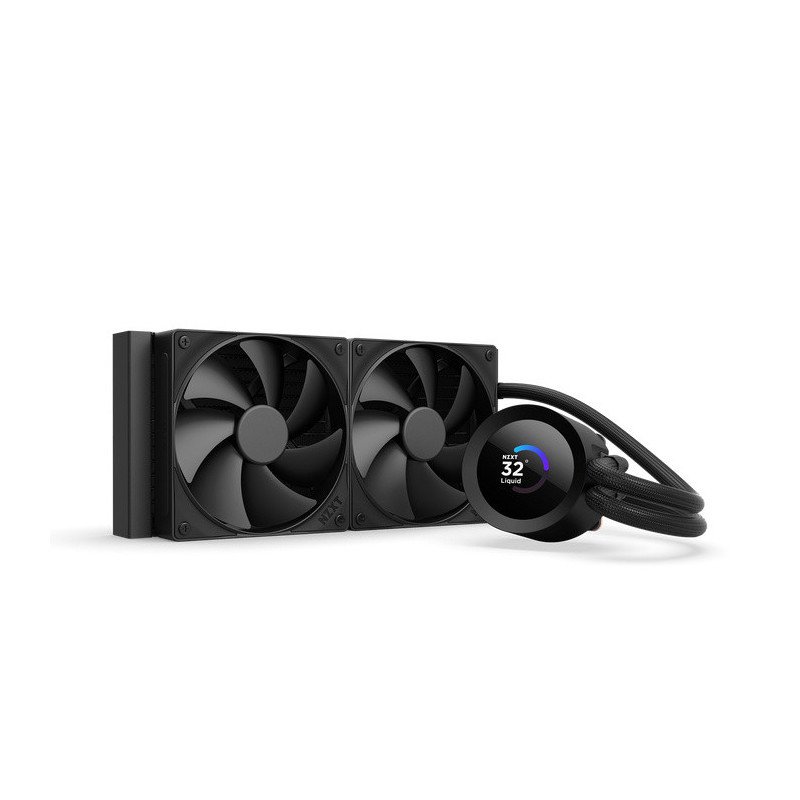 Enfriamiento Líquido NZXT Kraken Plus 240 V2 AIO 240mm Negro 2800RPM 4-pin PWM