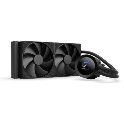 Enfriamiento Líquido NZXT Kraken Plus 240 V2 AIO 240mm Negro 2800RPM 4-pin PWM