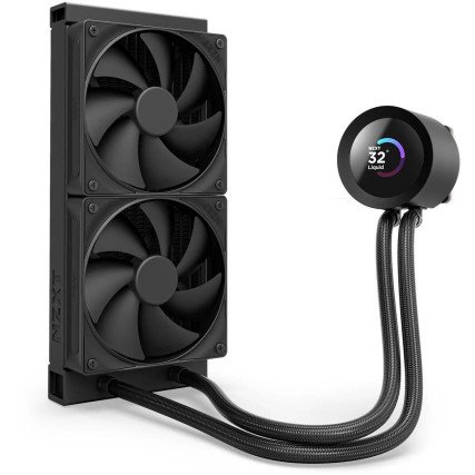 Enfriamiento Líquido NZXT Kraken Plus 240 V2 AIO 240mm Negro 2800RPM 4-pin PWM