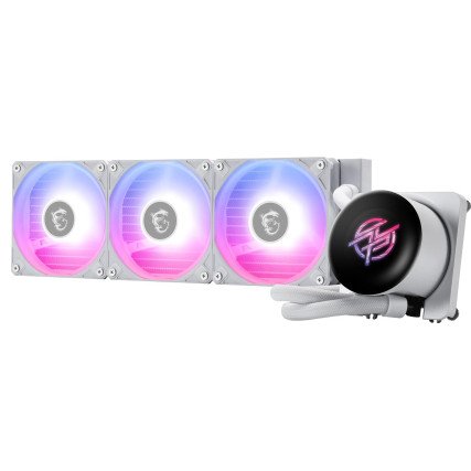 Enfriamiento Líquido  MSI MPG CoreLiquid P13 360 White ARGB AIO 360mm 3 Fans