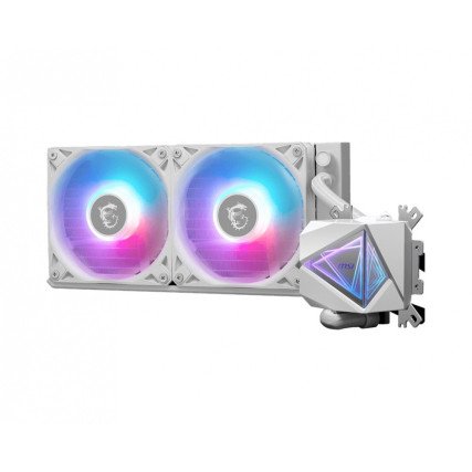 VENTILADOR P/CPU MSI (MAG CORELIQUID I240 WHITE) ARGB,240MM,SOCKET 1851,AM5,ENFRIAMIENTO LIQUIDO