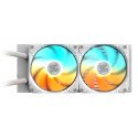 Enfriamiento Líquido Gigabyte GME 240i ARGB AIO 240mm Blanco 2 Fans