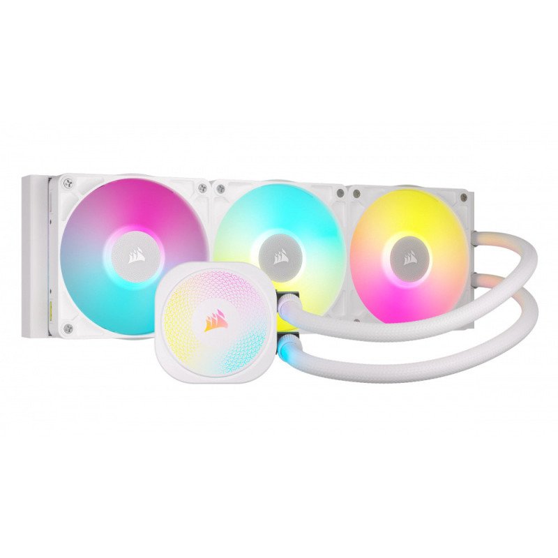 Enfriamiento Líquido Corsair iCUE LINK TITAN RX RGB 360mm Blanco AIO para CPU