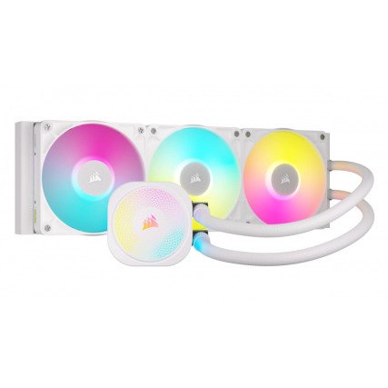 Enfriamiento Líquido Corsair iCUE LINK TITAN RX RGB 360mm Blanco AIO para CPU