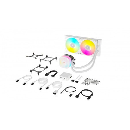 Enfriamiento Líquido Corsair iCUE LINK TITAN RX RGB 240mm Blanco AIO para CPU