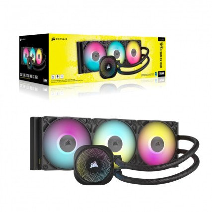 Enfriamiento Líquido Corsair iCUE LINK TITAN RX RGB 360mm AIO Negro para CPU
