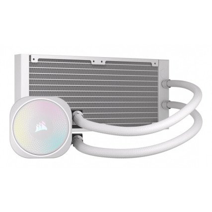 VENTILADOR P/CPU CORSAIR (CW-9060094-WW) NAUTILUS ARGB 240MM BLANCO,2*FAN,ENFRIAMIENTO LIQUIDO