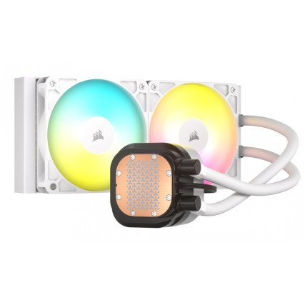 VENTILADOR P/CPU CORSAIR (CW-9060094-WW) NAUTILUS ARGB 240MM BLANCO,2*FAN,ENFRIAMIENTO LIQUIDO