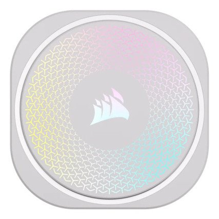 Enfriamiento Líquido Corsair Nautilus ARGB 240mm Blanco AIO con 2×120mm para CPU