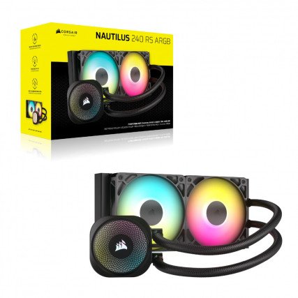 Enfriamiento Líquido Corsair Nautilus 240 RS ARGB AIO con 2×120mm para CPU