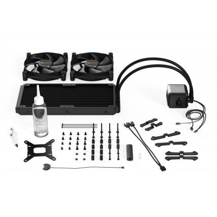 ENFRIAMIENTO LIQUIDO BE QUIET SILENT LOOP 2 280MM 2X 140MM 280MM HASTA 1600RPM NEGRO